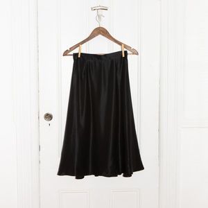 VINTAGE 100% SILK MIDI SKIRT  size 26